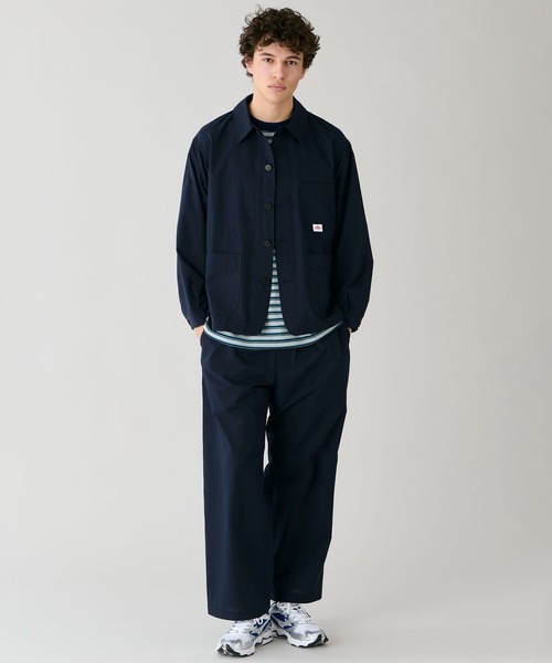 DANTON（ダントン）の「DANTON | リップストップ カバーオール MEN（カバーオール・メンズ・ブラック/ネイビー・44/42/40）」の3枚目の写真