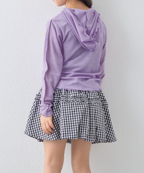 CIAOPANIC TYPY（チャオパニックティピー）の「【KIDS】《ジュニアサイズあり》ドット/ギンガムティアードバルーンミニスカート（スカート・キッズ・ブラック/ブラック系その他・SMALL/MEDIUM/LARGE/X-LARGE/XX-LARGE）」の9枚目の写真