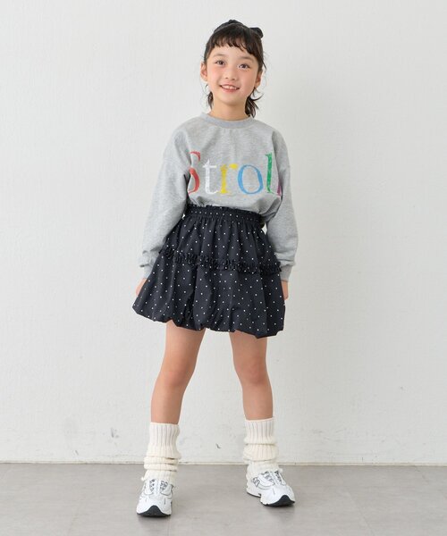 CIAOPANIC TYPY（チャオパニックティピー）の「【KIDS】《ジュニアサイズあり》ドット/ギンガムティアードバルーンミニスカート（スカート・キッズ・ブラック/ブラック系その他・SMALL/MEDIUM/LARGE/X-LARGE/XX-LARGE）」の15枚目の写真