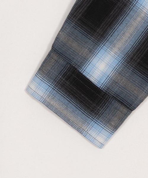 WEGO（ウィゴー）の「WEGO/【26年春新作】フードチェックシャツ（シャツ/ブラウス・レディース・ブラック/サックスブルー/レッド/ピンク・FREE）」の12枚目の写真