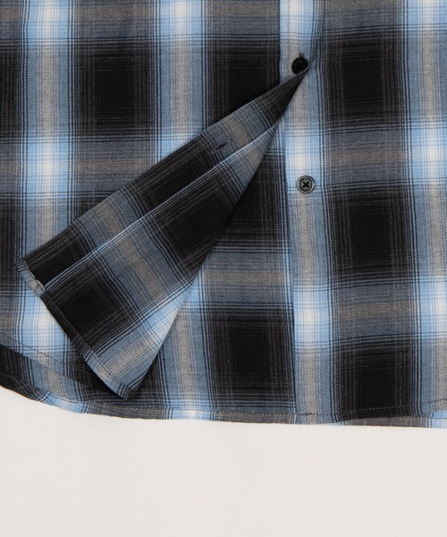 WEGO（ウィゴー）の「WEGO/【26年春新作】フードチェックシャツ（シャツ/ブラウス・レディース・ブラック/サックスブルー/レッド/ピンク・FREE）」の13枚目の写真