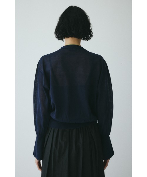 HeRIN.CYE(ヘリンドットサイ)の「Double end cardigan ダブルエンドカーディガン(カーディガン/ボレロ・レディース・ベージュ/ピンク/ネイビー・FREE)」の11枚目の写真