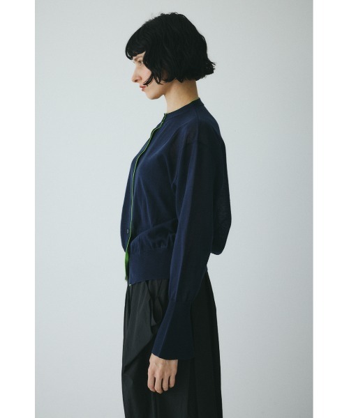 HeRIN.CYE(ヘリンドットサイ)の「Double end cardigan ダブルエンドカーディガン(カーディガン/ボレロ・レディース・ベージュ/ピンク/ネイビー・FREE)」の12枚目の写真