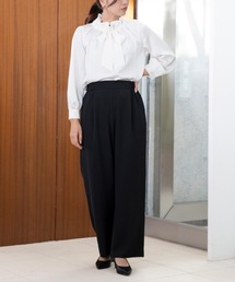 STRAWBERRY-FIELDS | マルチツイル_タックイージーパンツ(スラックス)