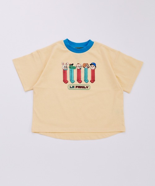 Ocean&Ground（オーシャン&グラウンド）の「Jr.FUN! FUN! FUN!ﾌﾟﾘﾝﾄTｼｬﾂ（Tシャツ/カットソー・キッズ・ブラック/ライム/レッド/ホワイト/キナリ/イエロー・150/160）」の6枚目の写真