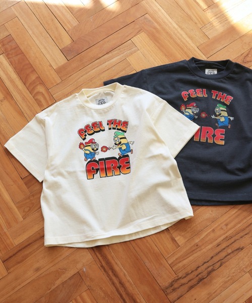 Ocean&Ground（オーシャン&グラウンド）の「Jr.FUN! FUN! FUN!ﾌﾟﾘﾝﾄTｼｬﾂ（Tシャツ/カットソー・キッズ・ブラック/ライム/レッド/ホワイト/キナリ/イエロー・150/160）」の3枚目の写真