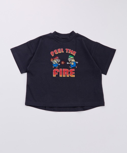 Ocean&Ground（オーシャン&グラウンド）の「Jr.FUN! FUN! FUN!ﾌﾟﾘﾝﾄTｼｬﾂ（Tシャツ/カットソー・キッズ・ブラック/ライム/レッド/ホワイト/キナリ/イエロー・150/160）」の4枚目の写真
