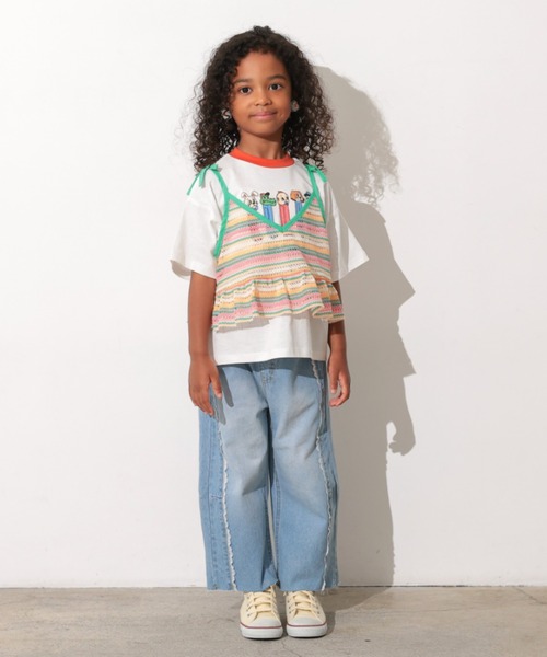 Ocean&Ground（オーシャン&グラウンド）の「Jr.FUN! FUN! FUN!ﾌﾟﾘﾝﾄTｼｬﾂ（Tシャツ/カットソー・キッズ・ブラック/ライム/レッド/ホワイト/キナリ/イエロー・150/160）」の17枚目の写真