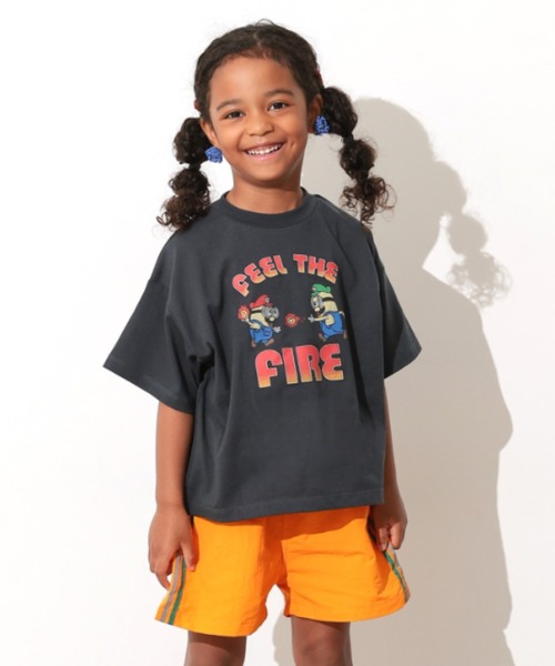Ocean&Ground（オーシャン&グラウンド）の「Jr.FUN! FUN! FUN!ﾌﾟﾘﾝﾄTｼｬﾂ（Tシャツ/カットソー・キッズ・ブラック/ライム/レッド/ホワイト/キナリ/イエロー・150/160）」の21枚目の写真