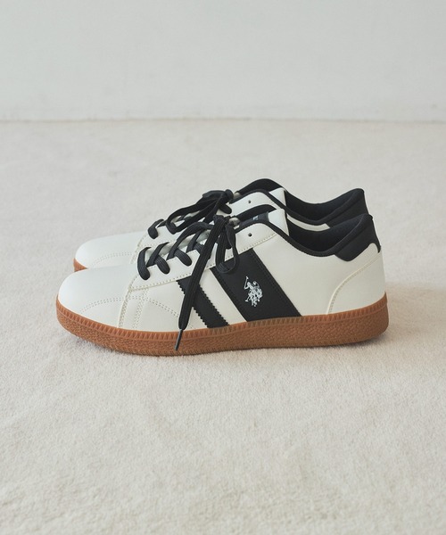 U.S. POLO ASSN.(ユーエスポロアッスン)の「U.S. POLO ASSN. ラインスニーカー(スニーカー・メンズ・ブラック/ホワイト・25cm/25.5cm/26cm/26.5cm/27cm)」の8枚目の写真