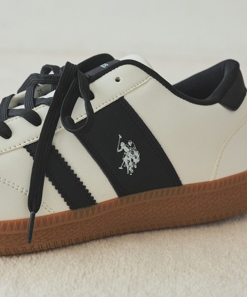 U.S. POLO ASSN.(ユーエスポロアッスン)の「U.S. POLO ASSN. ラインスニーカー(スニーカー・メンズ・ブラック/ホワイト・25cm/25.5cm/26cm/26.5cm/27cm)」の11枚目の写真