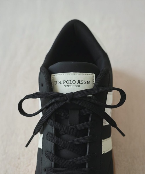 U.S. POLO ASSN.(ユーエスポロアッスン)の「U.S. POLO ASSN. ラインスニーカー(スニーカー・メンズ・ブラック/ホワイト・25cm/25.5cm/26cm/26.5cm/27cm)」の20枚目の写真