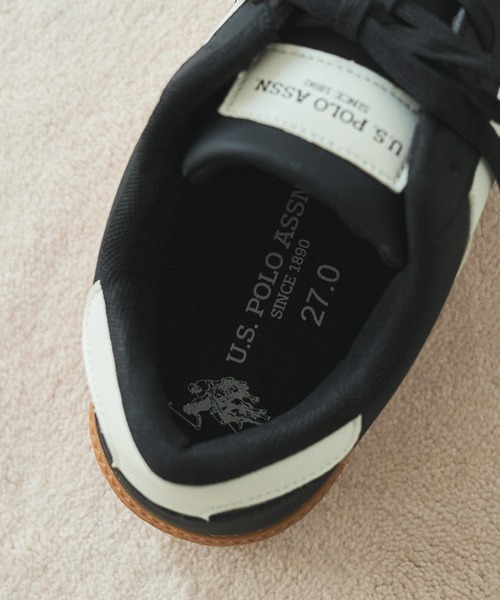 U.S. POLO ASSN.(ユーエスポロアッスン)の「U.S. POLO ASSN. ラインスニーカー(スニーカー・メンズ・ブラック/ホワイト・25cm/25.5cm/26cm/26.5cm/27cm)」の21枚目の写真