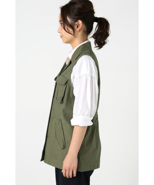 FRAMeWORK（フレームワーク）の「ワークベスト◆（その他アウター・レディース・カーキ・36/38）」の12枚目の写真