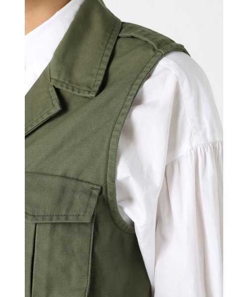 FRAMeWORK（フレームワーク）の「ワークベスト◆（その他アウター・レディース・カーキ・36/38）」の16枚目の写真