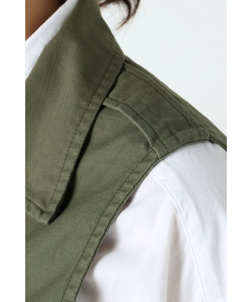 FRAMeWORK（フレームワーク）の「ワークベスト◆（その他アウター・レディース・カーキ・36/38）」の5枚目の写真