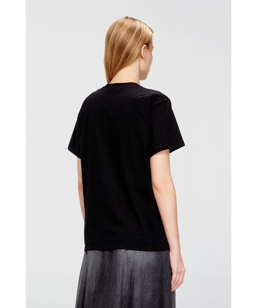 DIESEL(ディーゼル)の「ウィメンズ Tシャツ T-NORMY-S17(Tシャツ/カットソー・レディース・オフホワイト/ブラック・SMALL/MEDIUM/X-LARGE/X-SMALL/LARGE)」の8枚目の写真