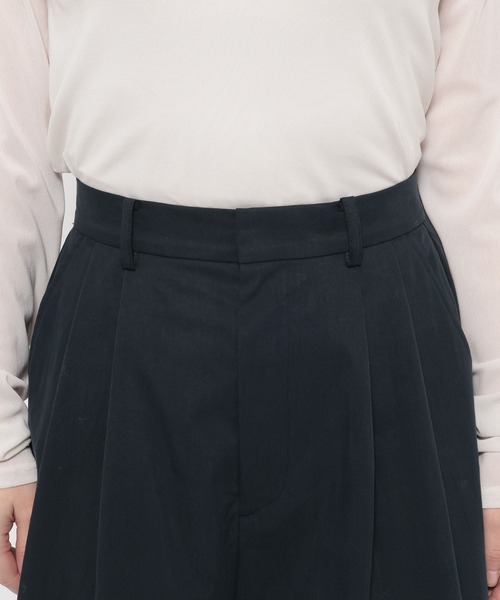 LOWRYS FARM（ローリーズファーム）の「Ｃ／Ｎハーフパンツ 639542（その他パンツ・レディース・ベージュ/ネイビー・FREE）」の14枚目の写真