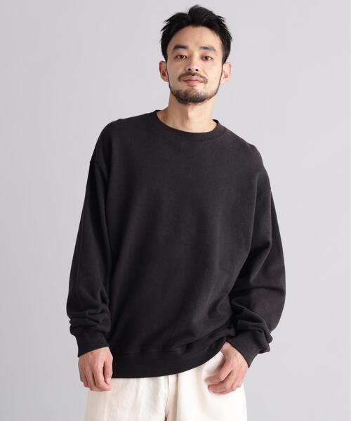 MANASTASH（マナスタッシュ）の「MANASTASH/マナスタッシュ/HEMP CLASSIC SWEAT CREW（スウェット・メンズ・ブラック/ダークグリーン系/ホワイト・XL/L/S/M）」の5枚目の写真