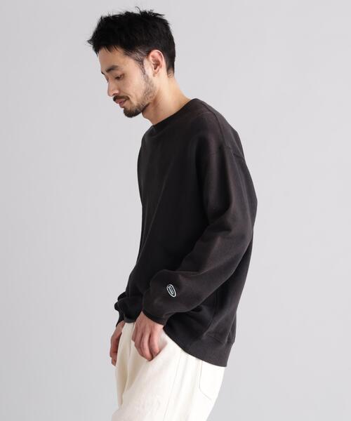 MANASTASH（マナスタッシュ）の「MANASTASH/マナスタッシュ/HEMP CLASSIC SWEAT CREW（スウェット・メンズ・ブラック/ダークグリーン系/ホワイト・XL/L/S/M）」の6枚目の写真