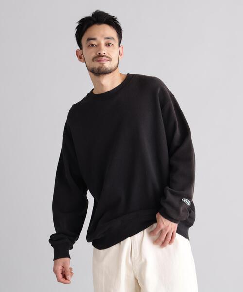 MANASTASH（マナスタッシュ）の「MANASTASH/マナスタッシュ/HEMP CLASSIC SWEAT CREW（スウェット・メンズ・ブラック/ダークグリーン系/ホワイト・XL/L/S/M）」の7枚目の写真