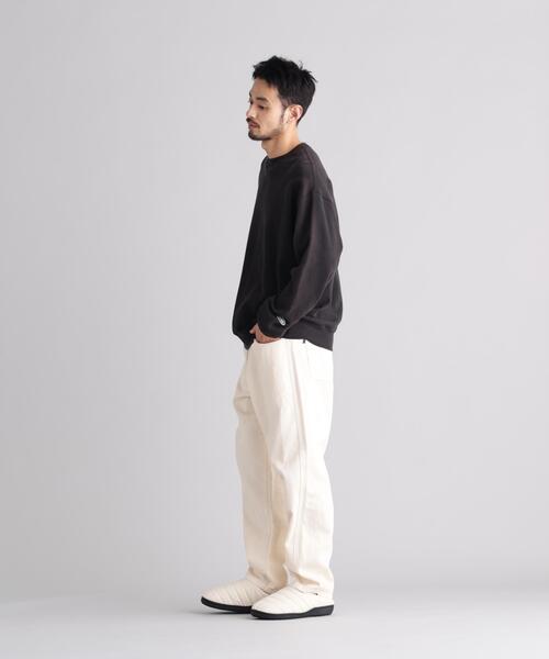 MANASTASH（マナスタッシュ）の「MANASTASH/マナスタッシュ/HEMP CLASSIC SWEAT CREW（スウェット・メンズ・ブラック/ダークグリーン系/ホワイト・XL/L/S/M）」の10枚目の写真