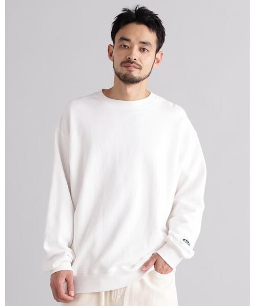 MANASTASH（マナスタッシュ）の「MANASTASH/マナスタッシュ/HEMP CLASSIC SWEAT CREW（スウェット・メンズ・ブラック/ダークグリーン系/ホワイト・XL/L/S/M）」の15枚目の写真