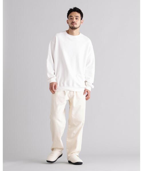 MANASTASH（マナスタッシュ）の「MANASTASH/マナスタッシュ/HEMP CLASSIC SWEAT CREW（スウェット・メンズ・ブラック/ダークグリーン系/ホワイト・XL/L/S/M）」の17枚目の写真
