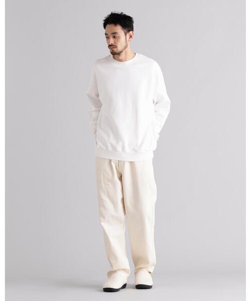 MANASTASH（マナスタッシュ）の「MANASTASH/マナスタッシュ/HEMP CLASSIC SWEAT CREW（スウェット・メンズ・ブラック/ダークグリーン系/ホワイト・XL/L/S/M）」の18枚目の写真