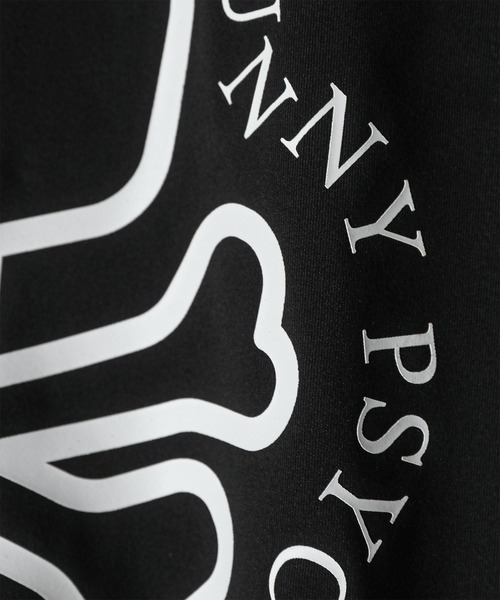 Psycho Bunny（サイコバニー）の「[WEB限定]タイポエンブレム ダンボール7分丈Tシャツ（Tシャツ/カットソー・メンズ・ブラック/チャコールグレー・FREE）」の8枚目の写真