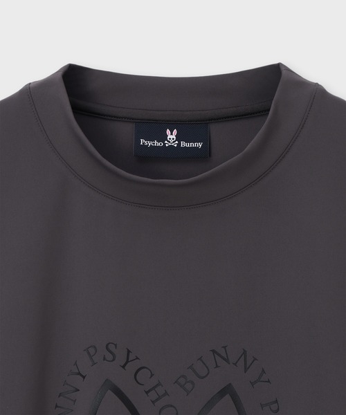 Psycho Bunny（サイコバニー）の「[WEB限定]タイポエンブレム ダンボール7分丈Tシャツ（Tシャツ/カットソー・メンズ・ブラック/チャコールグレー・FREE）」の15枚目の写真
