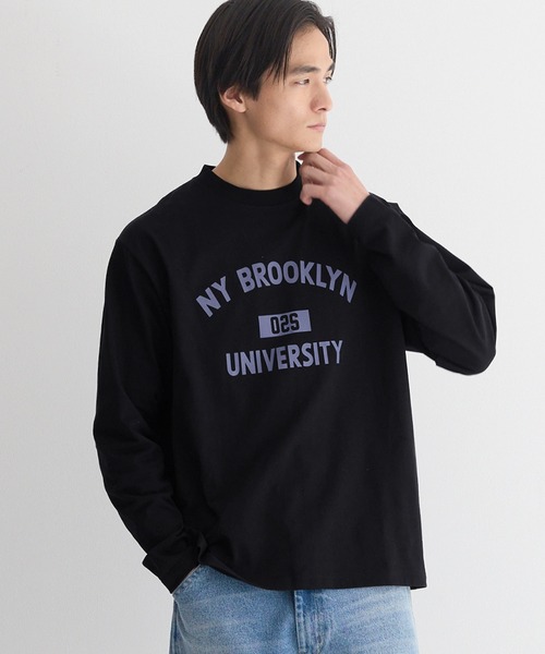coca（coca）（コカ）の「プリントロンT（Tシャツ/カットソー・メンズ・ブラック/ホワイト・M/XL/L）」の2枚目の写真