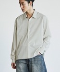 WYM LIDNM（ウィム バイ リドム）の「MICRO SPAN CROPPED SHIRT（シャツ/ブラウス・S）」