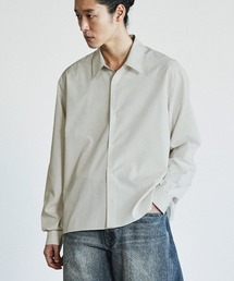 WYM LIDNM（ウィム バイ リドム）の「MICRO SPAN CROPPED SHIRT（シャツ/ブラウス）」