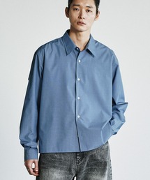 WYM LIDNM（ウィム バイ リドム）の「MICRO SPAN CROPPED SHIRT（シャツ/ブラウス）」
