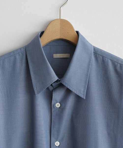 WYM LIDNM（ウィム バイ リドム）の「MICRO SPAN CROPPED SHIRT（シャツ/ブラウス・メンズ・サックスブルー/ストライプ/チャコール・L/M/S）」の20枚目の写真