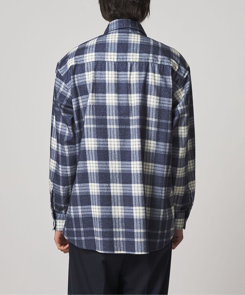 Steven Alan(スティーブンアラン)の「<tone × Steven Alan> PRINT NEL SHIRT/シャツ(シャツ/ブラウス・メンズ・コバルトブルー・3/2)」の13枚目の写真
