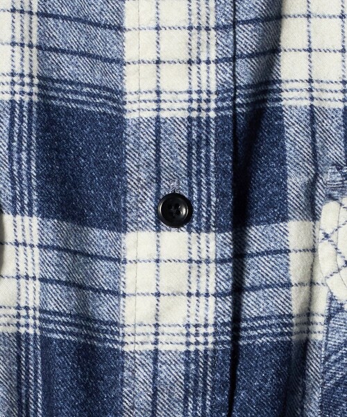 Steven Alan(スティーブンアラン)の「<tone × Steven Alan> PRINT NEL SHIRT/シャツ(シャツ/ブラウス・メンズ・コバルトブルー・3/2)」の6枚目の写真