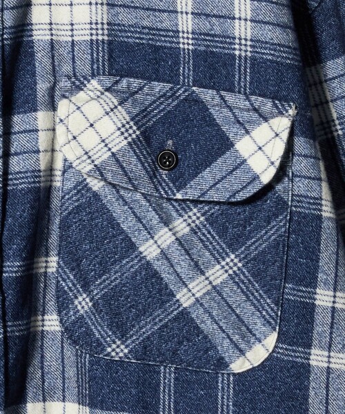 Steven Alan(スティーブンアラン)の「<tone × Steven Alan> PRINT NEL SHIRT/シャツ(シャツ/ブラウス・メンズ・コバルトブルー・3/2)」の7枚目の写真