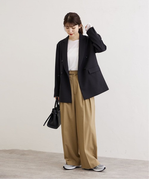 JOURNAL STANDARD（ジャーナルスタンダード）の「《追加2》ライクストレッチジャケット（テーラードジャケット・レディース・グレー/ベージュ/ブラック/チャコールグレー・38/36）」の8枚目の写真