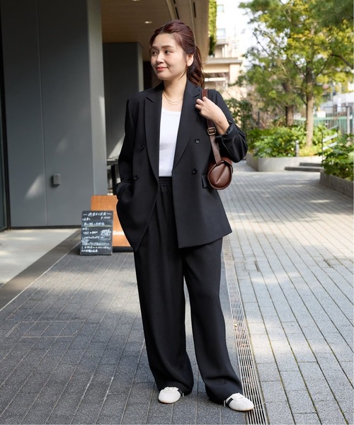 JOURNAL STANDARD（ジャーナルスタンダード）の「《追加2》ライクストレッチジャケット（テーラードジャケット・レディース・グレー/ベージュ/ブラック/チャコールグレー・38/36）」の9枚目の写真