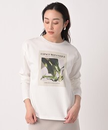 UNTITLED | 【コットン100/洗える】フォトロングTシャツ(Tシャツ/カットソー)