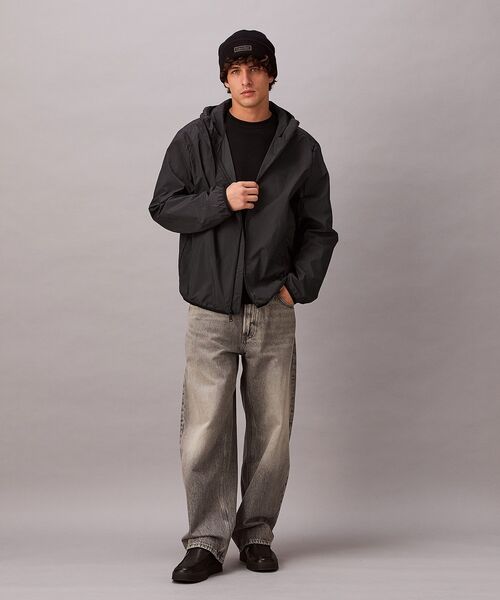 Calvin Klein（カルバン・クライン）の「【ユニセックス】ロングスリーブライトウェイトウインドブレイカージャケット（その他アウター・メンズ・ネイビー/ブラック・L/XL/M/S）」の5枚目の写真