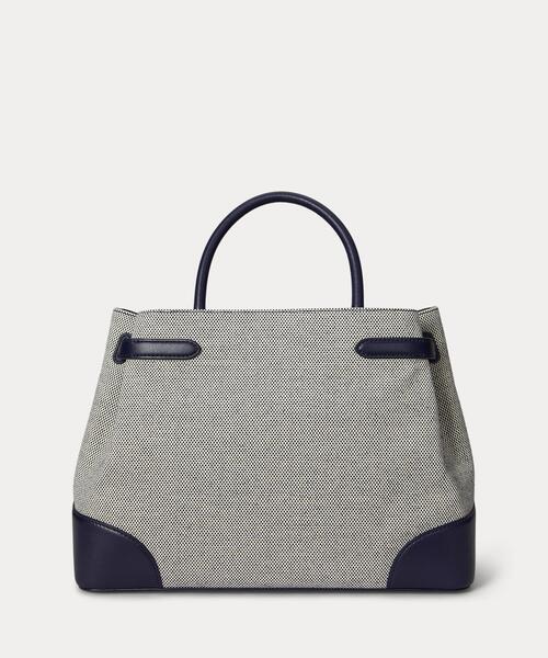 LAUREN RALPH LAUREN(ローレン ラルフ ローレン)の「クロスダイド キャンバス ラージ Blaike サッチェル(ハンドバッグ・レディース・ナチュラル・ONE)」の6枚目の写真