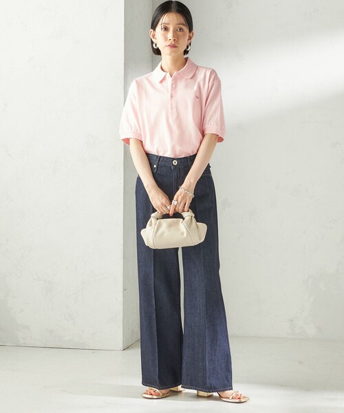 upperhights(アッパーハイツ)の「【SHIPS別注】upper hights: THE SISTER MIDRISE(デニムパンツ・レディース・ネイビー/ベージュ系・LARGE/MEDIUM/SMALL)」の3枚目の写真