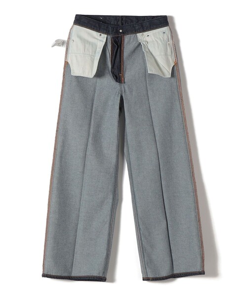 upperhights(アッパーハイツ)の「【SHIPS別注】upper hights: THE SISTER MIDRISE(デニムパンツ・レディース・ネイビー/ベージュ系・LARGE/MEDIUM/SMALL)」の19枚目の写真