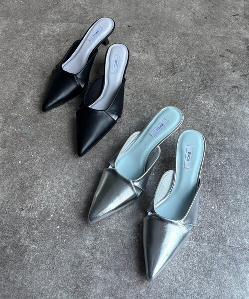 DouDou（ドゥドゥ）の「デザインカットパンプス（その他シューズ・レディース・ブラック/シルバー・MEDIUM/SMALL/LARGE）」の11枚目の写真
