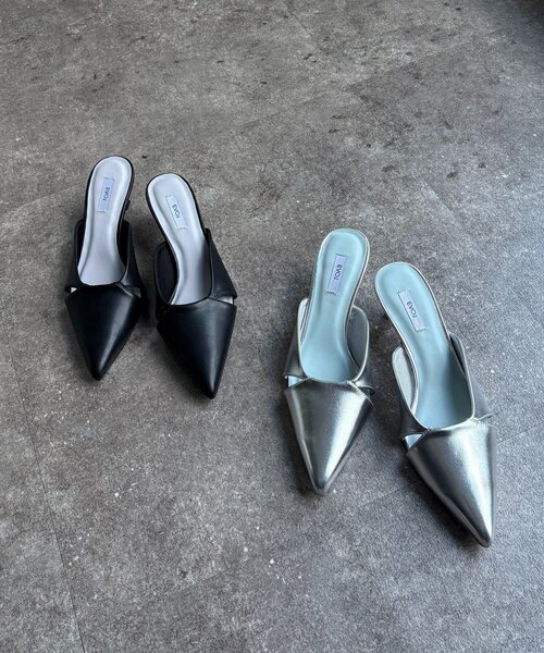 DouDou（ドゥドゥ）の「デザインカットパンプス（その他シューズ・レディース・ブラック/シルバー・MEDIUM/SMALL/LARGE）」の12枚目の写真