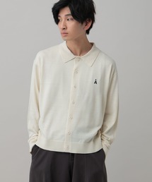 ALAND | 【UNISEX】ALAND／12Ｇポロカラーカーディガン(ニット/セーター)