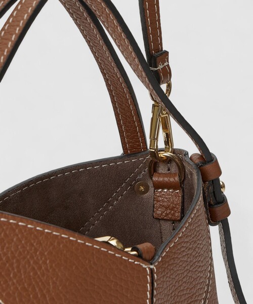 allureville（アルアバイル）の「ダブルハンドルバッグ（ショルダーバッグ・レディース・キャメル/ライトブルー/ホワイト系その他・FREE）」の12枚目の写真